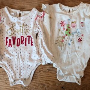 Mud Pie Christmas Onsies